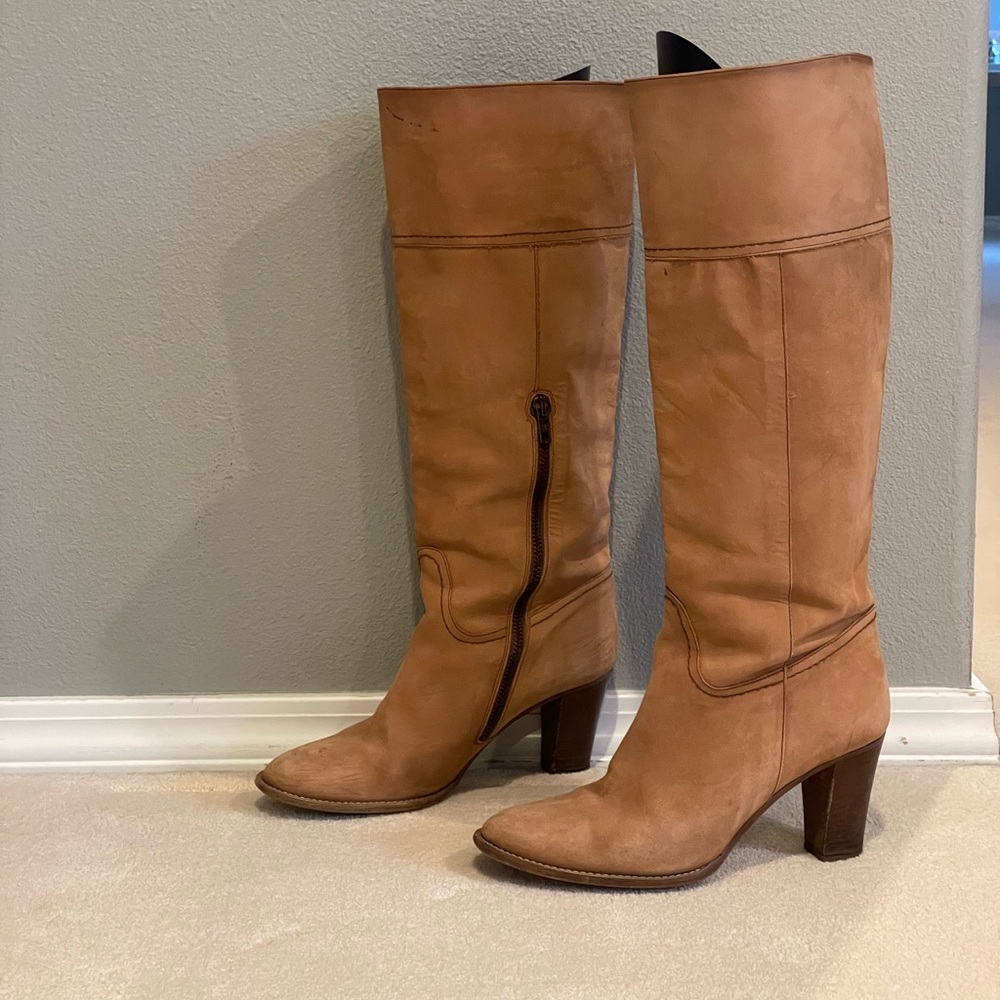 J.Crew Knee High Heeled Boots